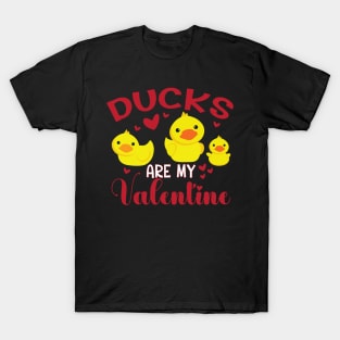 Ducks Are My Valentine T-Shirt